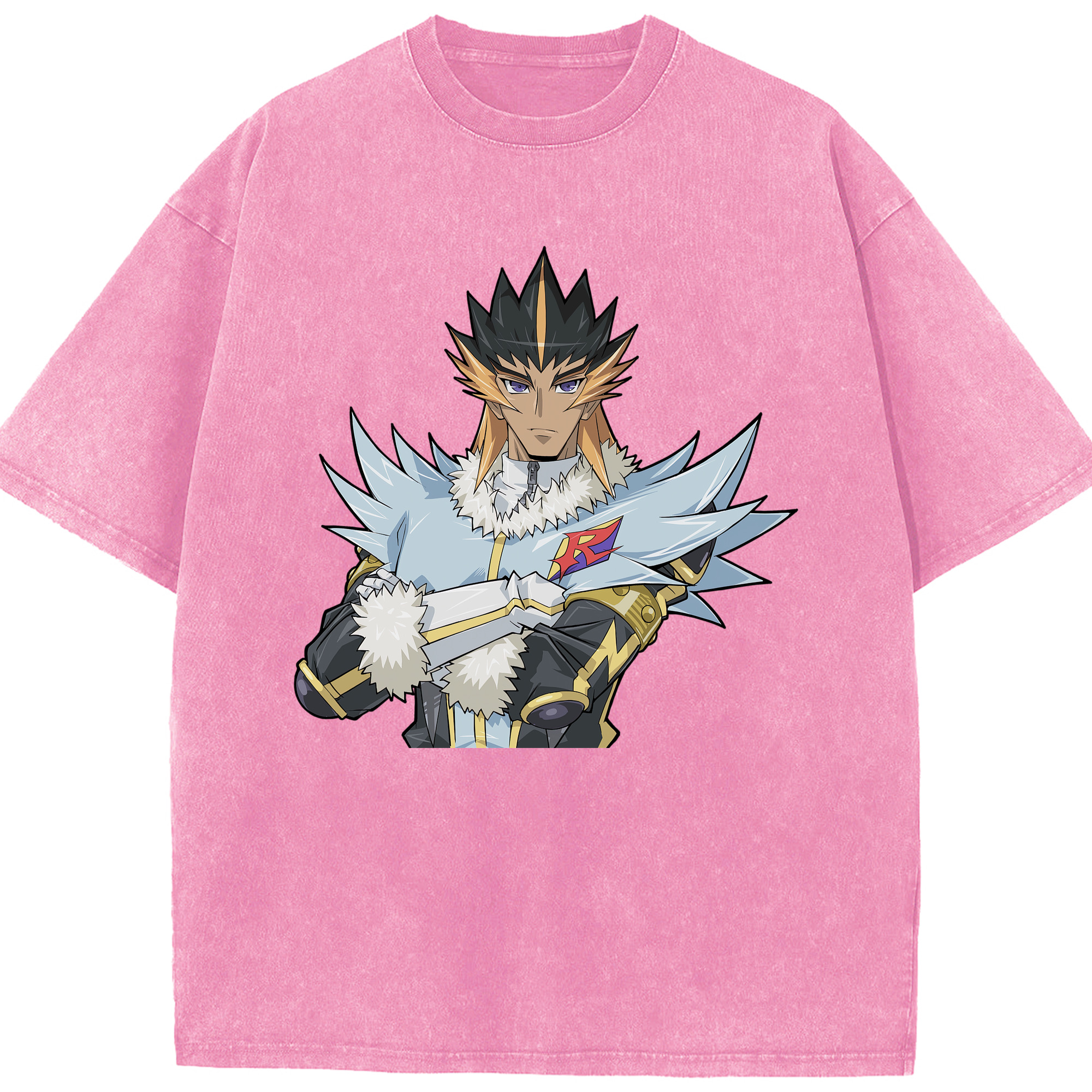 （画像用） 遊☆戯☆王 Yu-Gi-Oh! 綿100% ヴィンテージ風 半袖Tシャツ（フロントプリント）